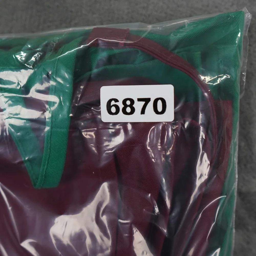 VTG Set of 3‎ Fame 3 Pocket Bib Apron Burgundy Green Made In USA